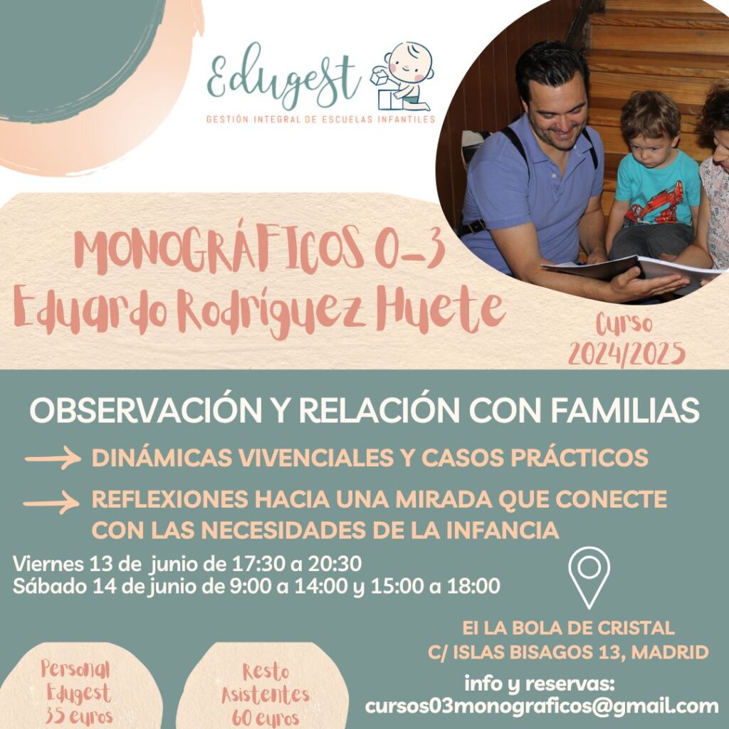 Monográfico: Observación y Relación Con Familias (Madrid). Del 13 al 14/06/25